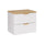 Meuble sous-vasque 60cm plan de toilette Oria Blanc mat
