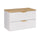 Meuble sous-vasque 80cm plan de toilette Oria Blanc mat