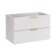 Meuble sous-vasque 80cm Oria Blanc mat