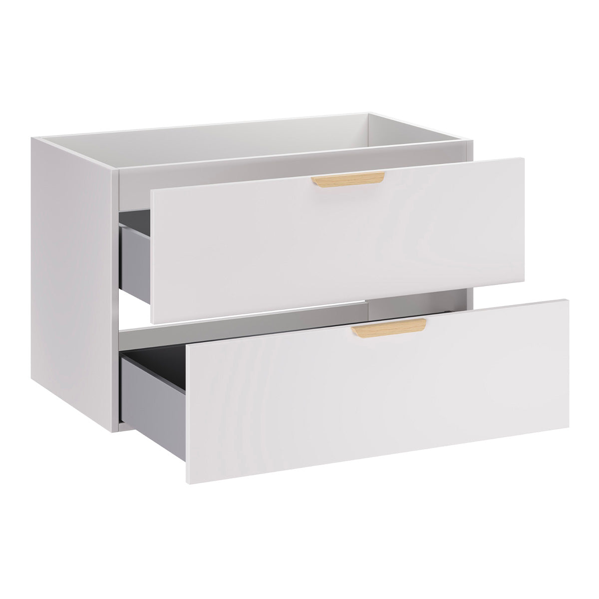 Meuble sous-vasque 80cm Oria Blanc mat - vue 2