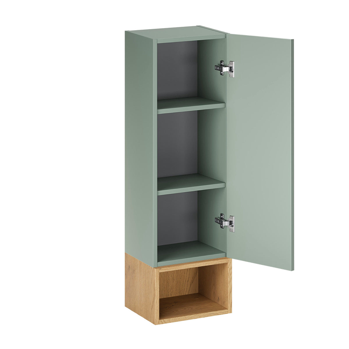 Armoire murale 1 niche Oria Vert mat - vue 2