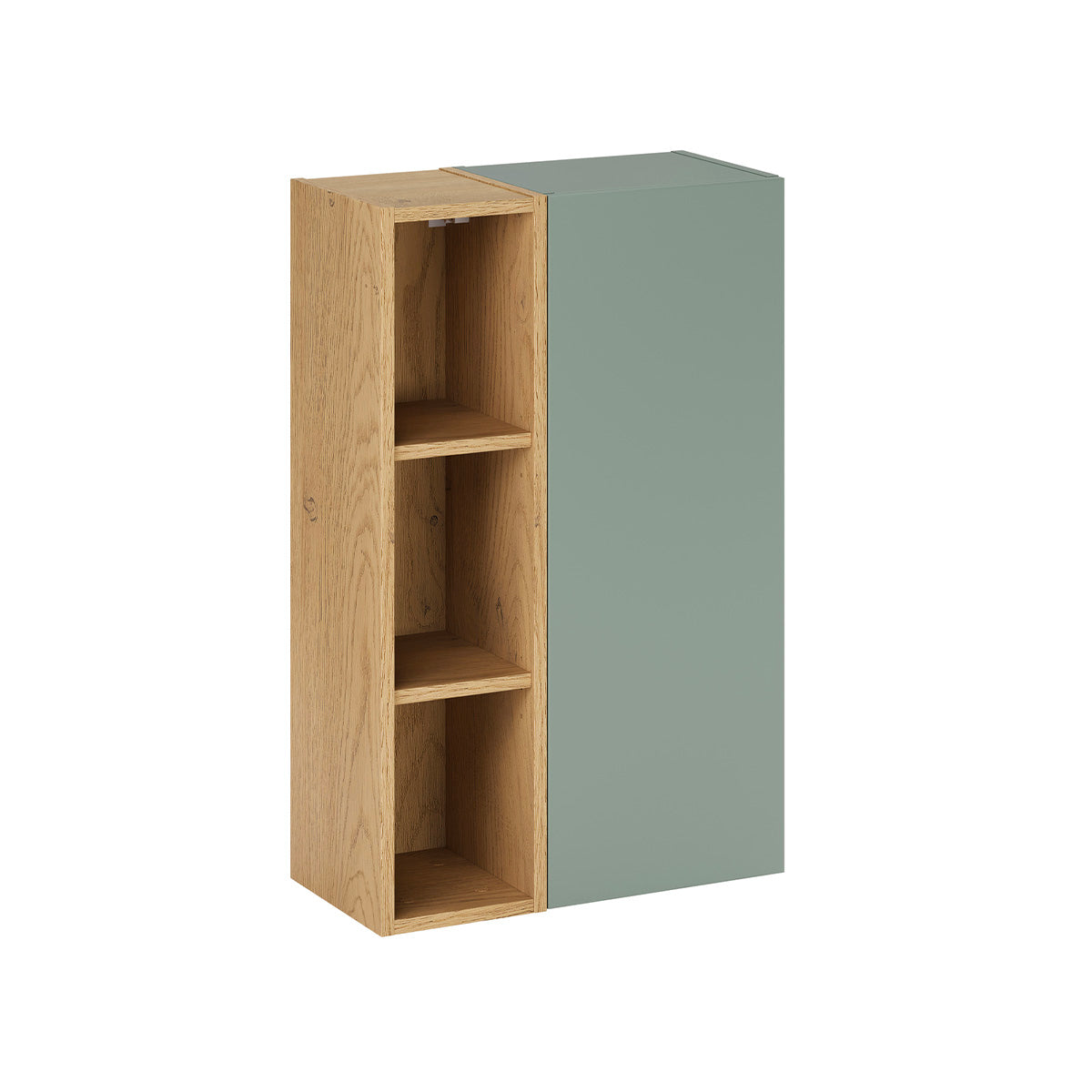 Armoire murale 3 niches Oria Vert mat