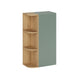 Armoire murale 3 niches arrondies Oria Vert mat
