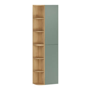 Colonne murale niches arrondies Oria Vert mat
