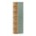 Colonne murale niches arrondies Oria Vert mat