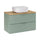 Meuble simple vasque 80cm Oria Vert mat