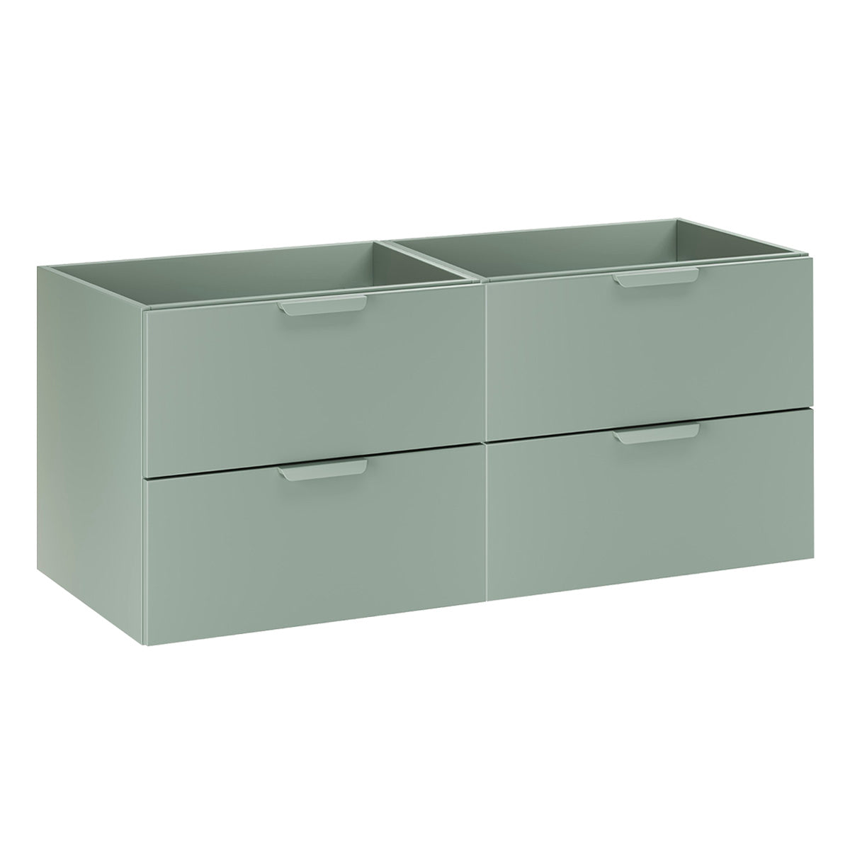 Meuble sous-vasque 120cm Oria Vert mat