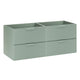 Meuble sous-vasque 120cm Oria Vert mat
