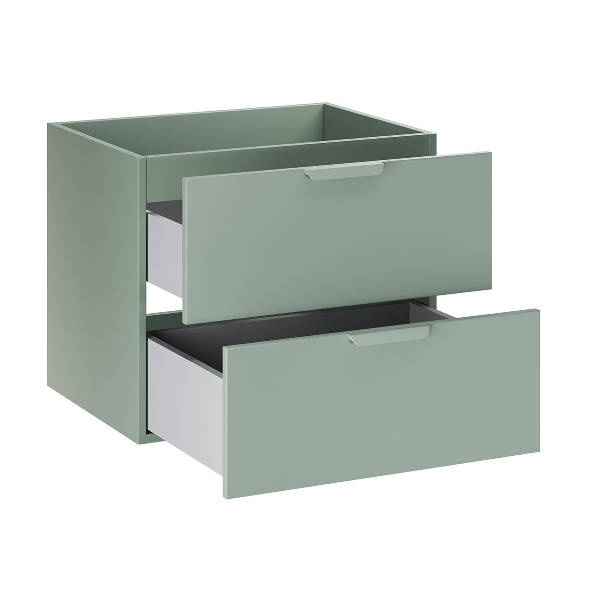 Meuble sous-vasque 60cm Oria Vert mat - vue 2