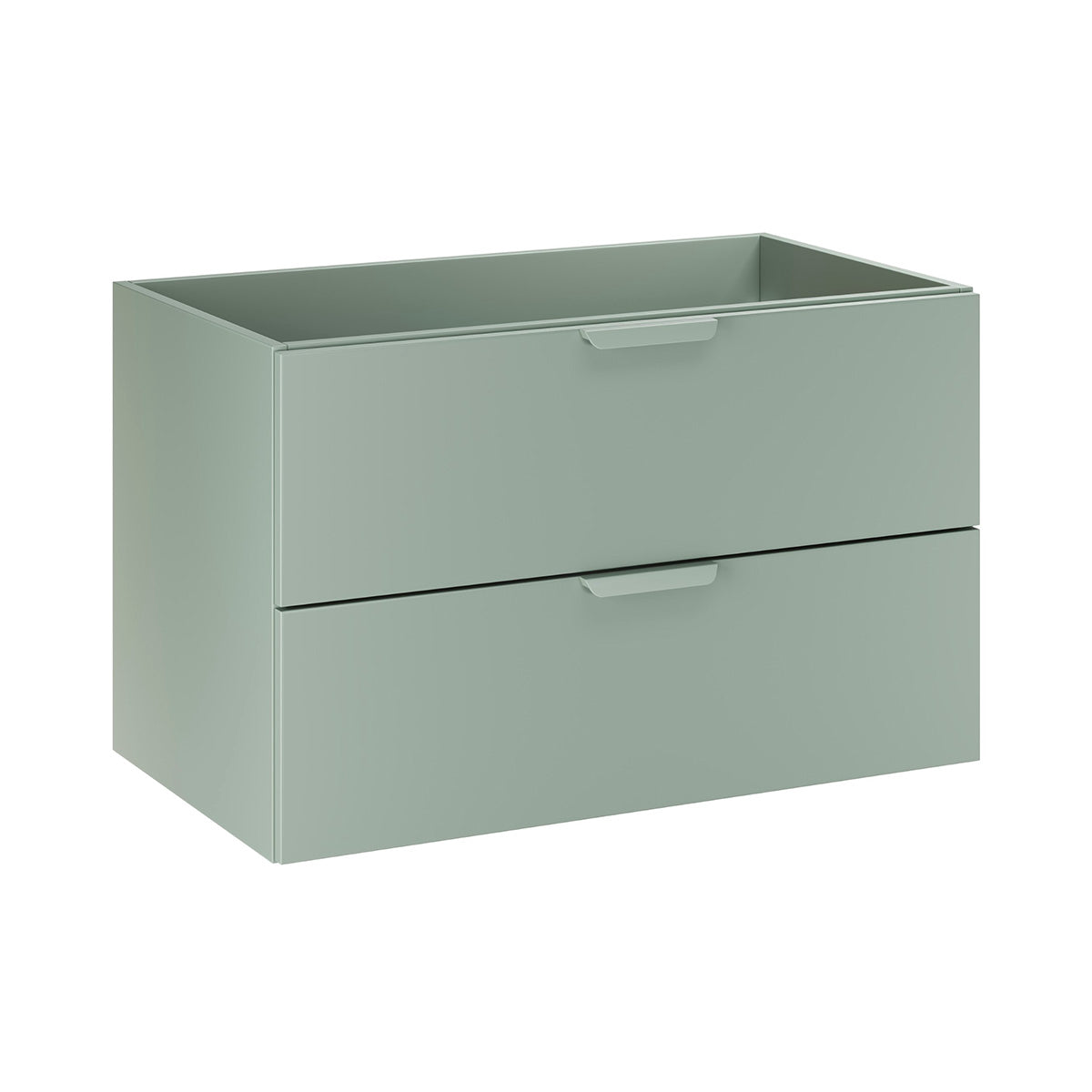 Meuble sous-vasque 80cm Oria Vert mat