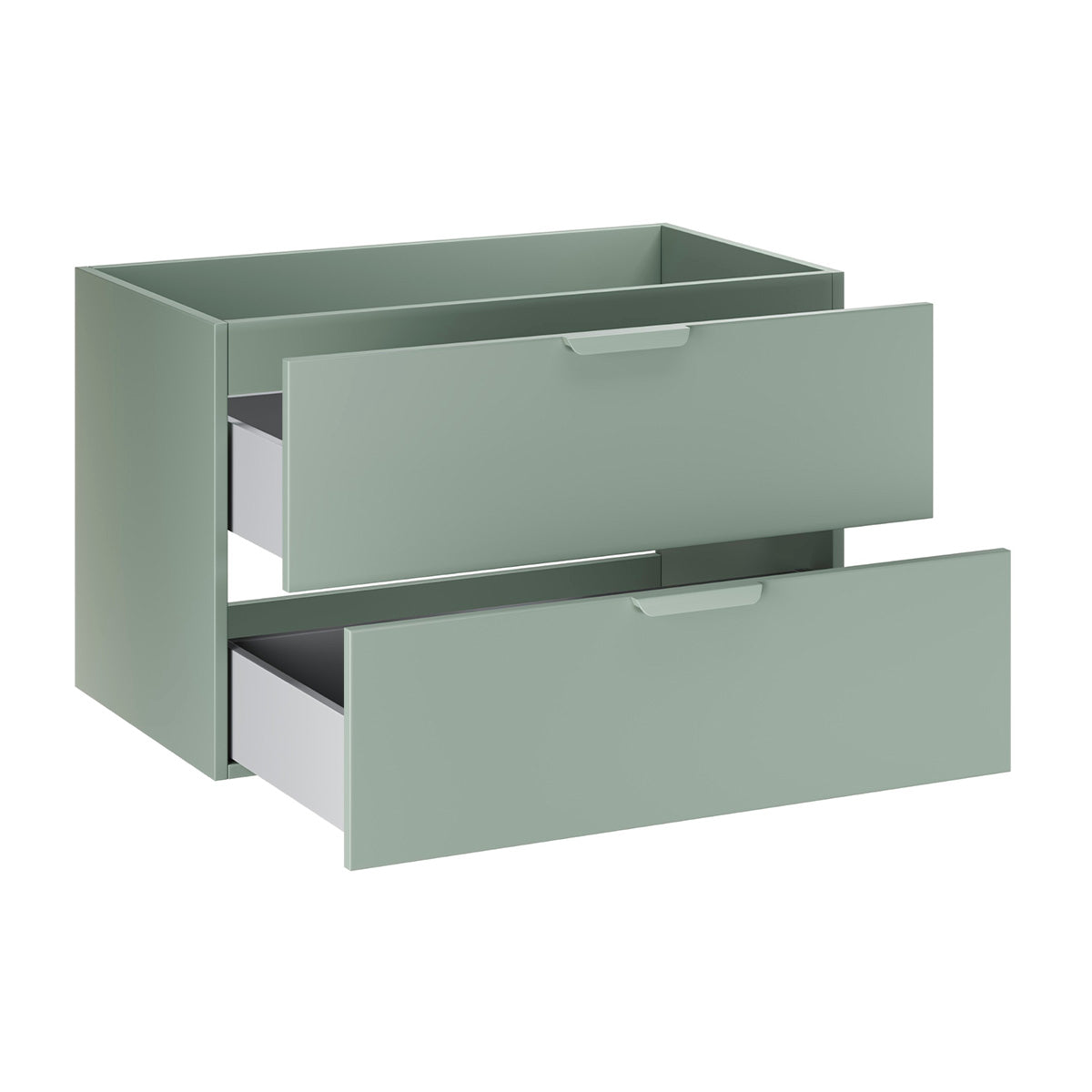 Meuble sous-vasque 80cm Oria Vert mat - vue 2