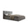 Lit coffre 160x200 sommier inclus Ysee Gris