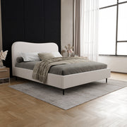 Lit coffre 160x200 sommier inclus Gemma Blanc cassé - vue 4