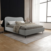 Lit coffre 160x200 sommier inclus Gemma Gris - vue 4