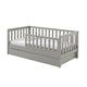 Lit 70x140 sommier et tiroir inclus Vipack Tod - Gris