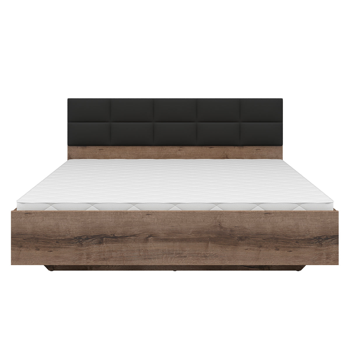 Lit 180x200 sommier inclus Romane Bois - vue 2