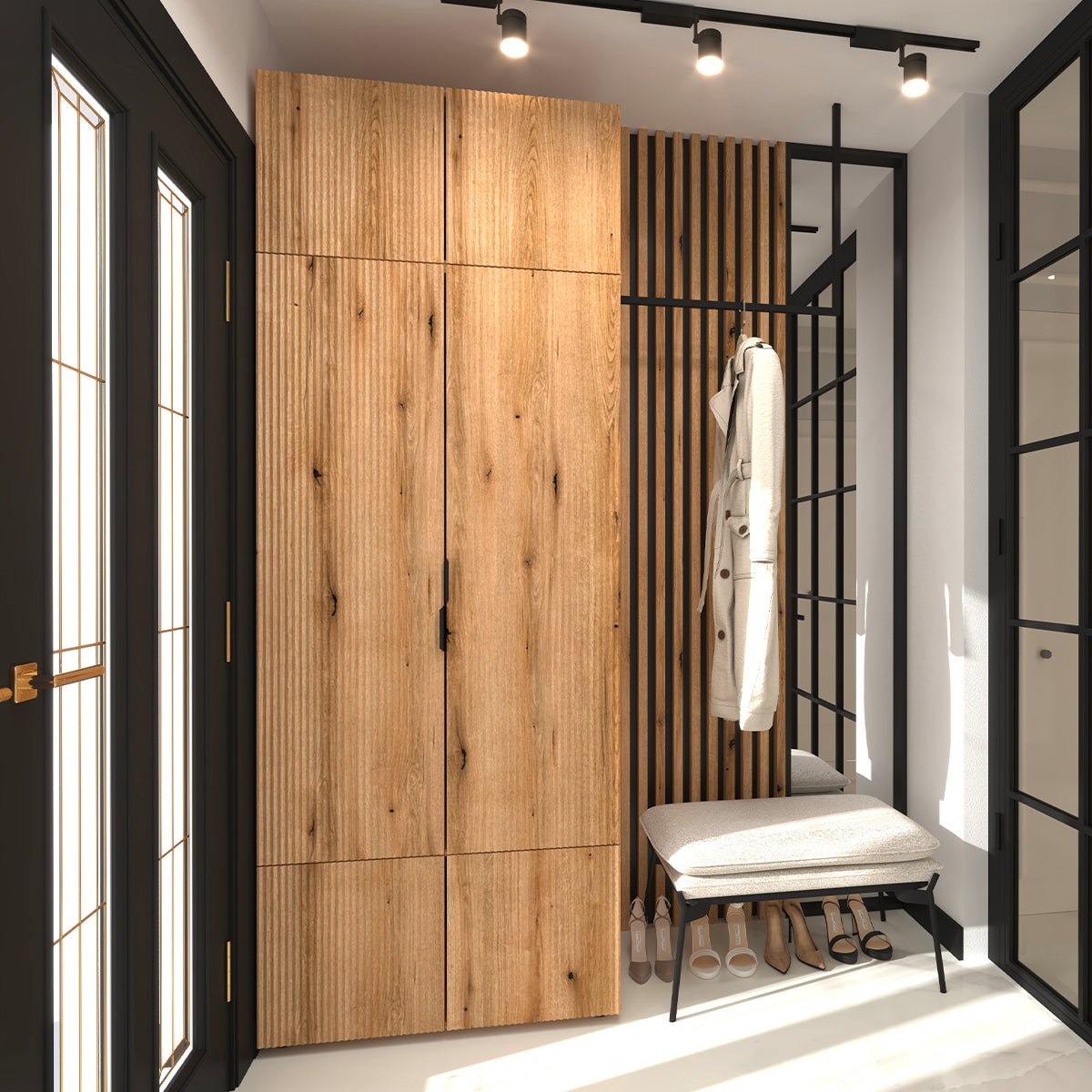 Armoire 4 portes Soly Bois