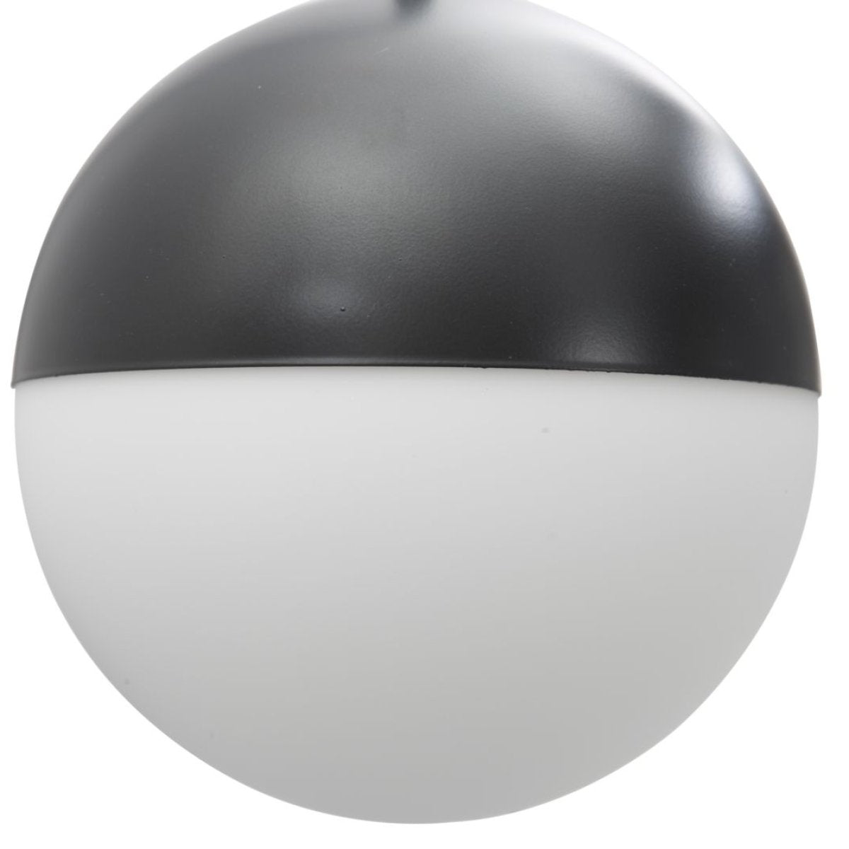 Applique murale globe verre et métal 51 cm Azélie Noir - vue 5