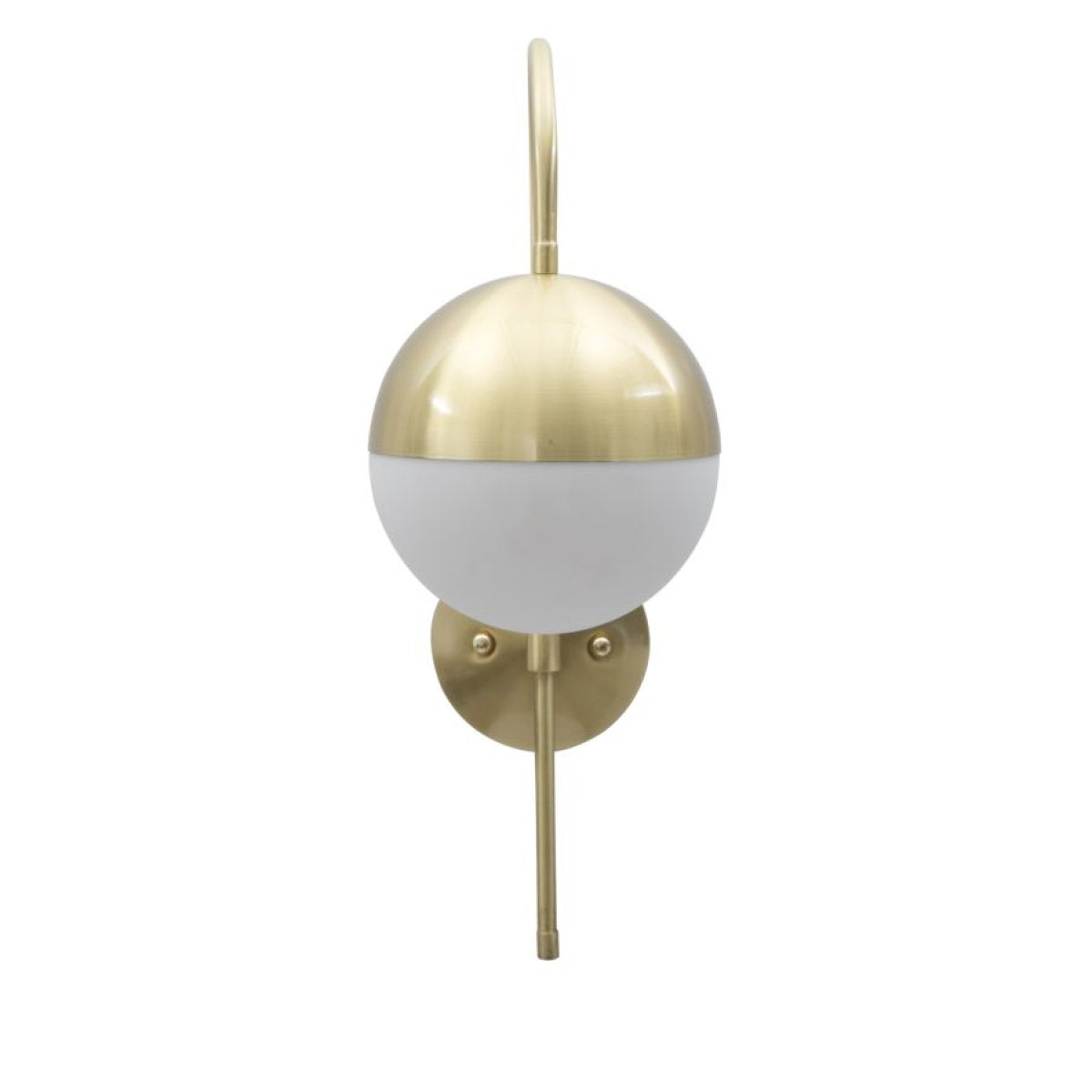 Applique murale globe verre et métal Azélie 51 cm Azélie Doré - vue 3