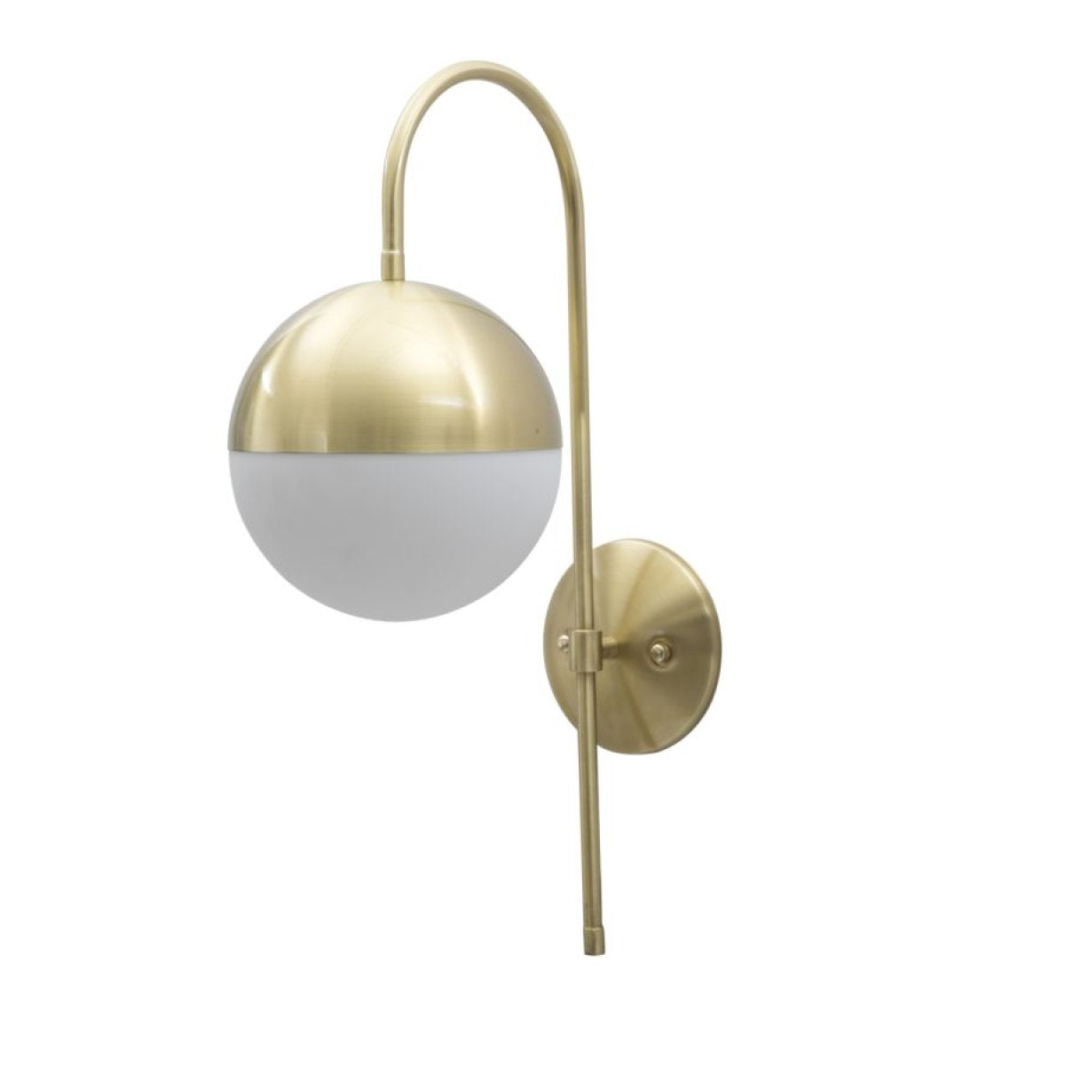 Applique murale globe verre et métal Azélie 51 cm Azélie Doré - vue 4