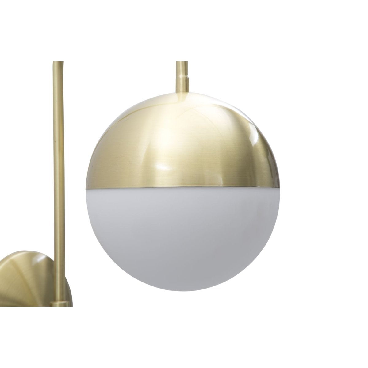 Applique murale globe verre et métal Azélie 51 cm Azélie Doré - vue 6