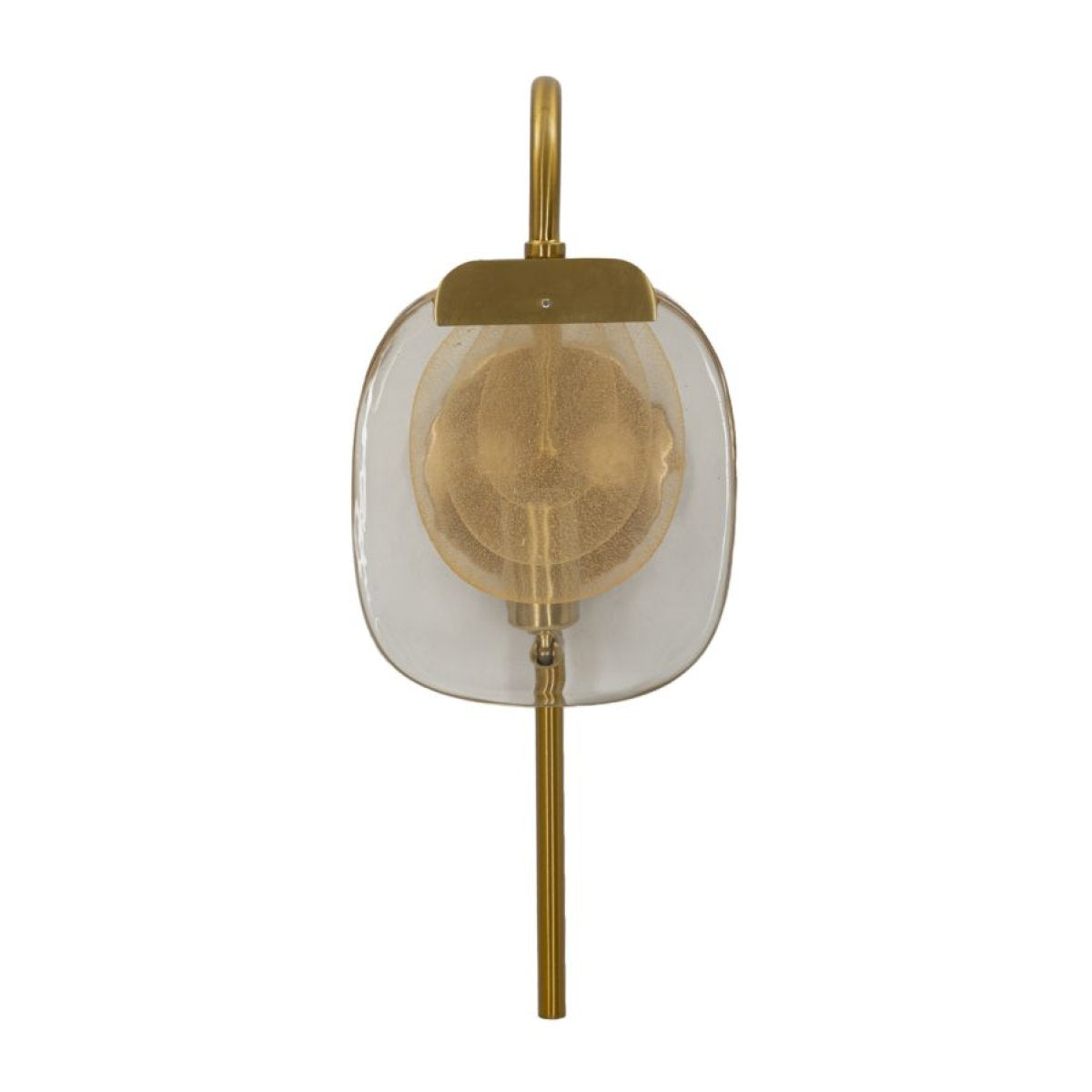 Applique murale verre et métal Melina Doré et Bronze - vue 2