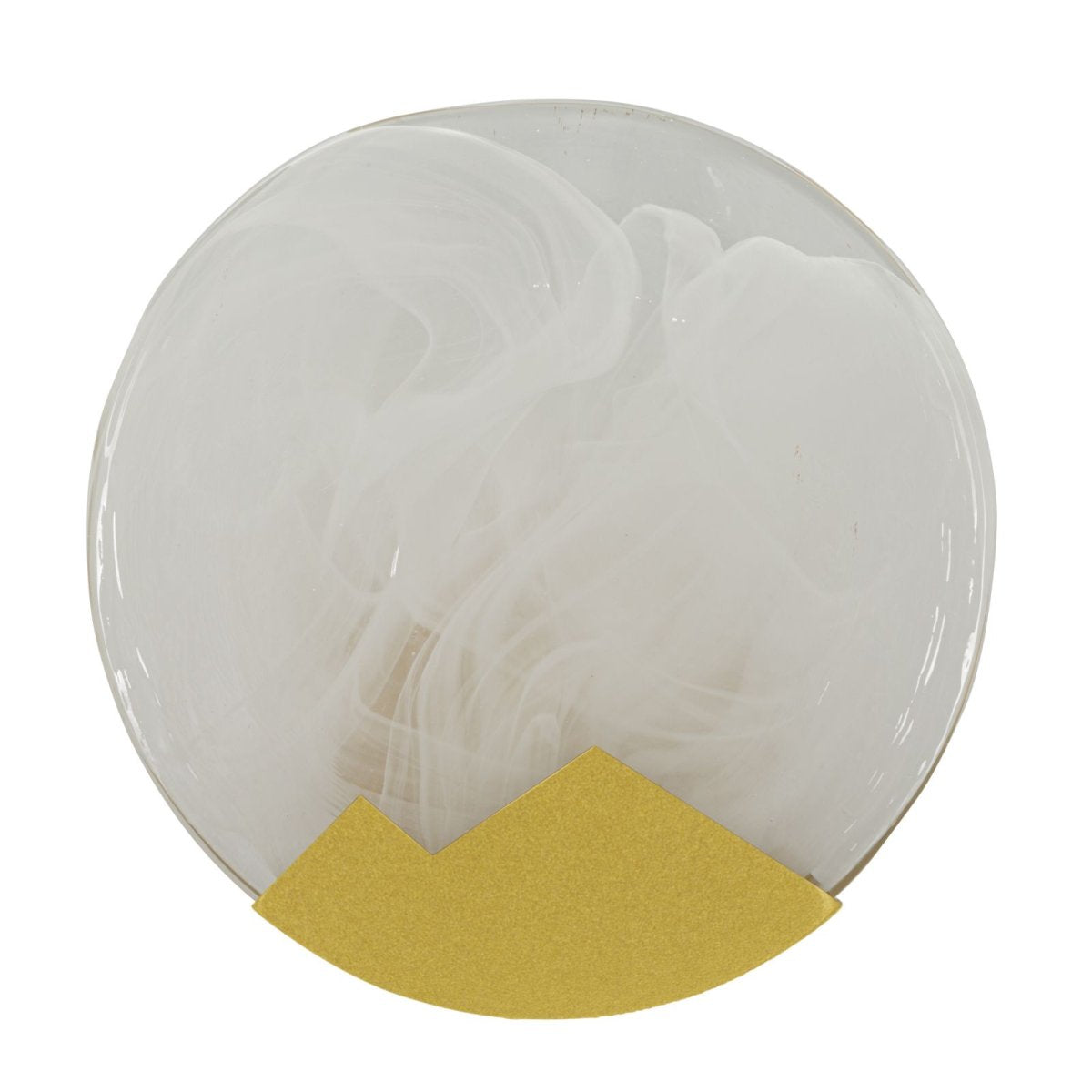 Applique murale verre et métal Moon Doré - vue 2