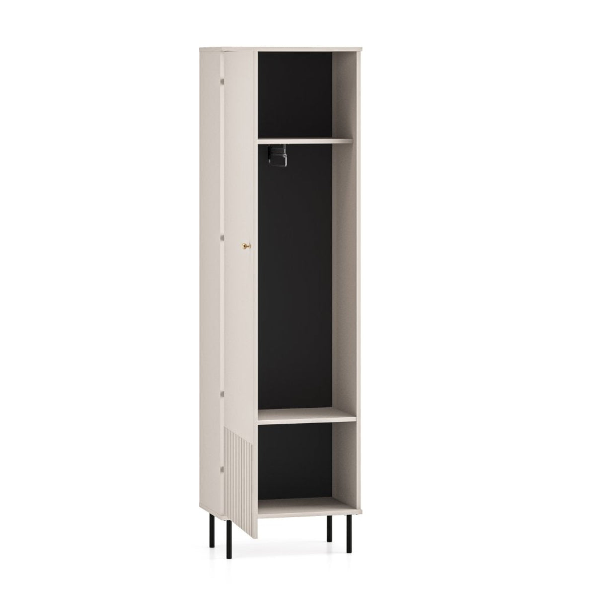 Armoire 1 porte entrée Nova Cachemire - vue 3