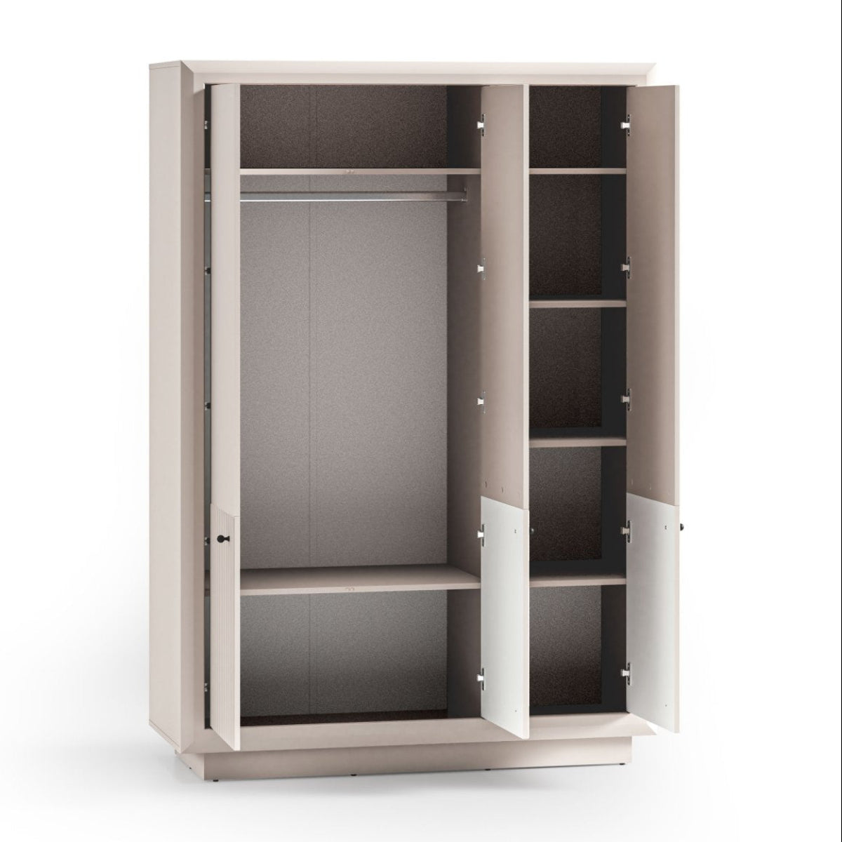 Armoire 3 portes Assia Cachemire - vue 3