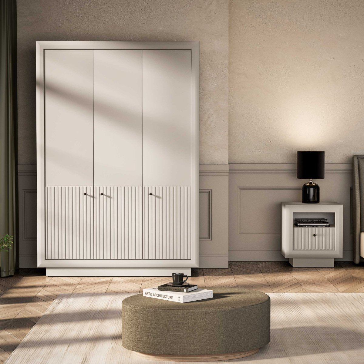 Armoire 3 portes Assia Cachemire - vue 5