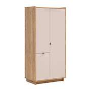Armoire 3 portes Donna Cachemire et Bois