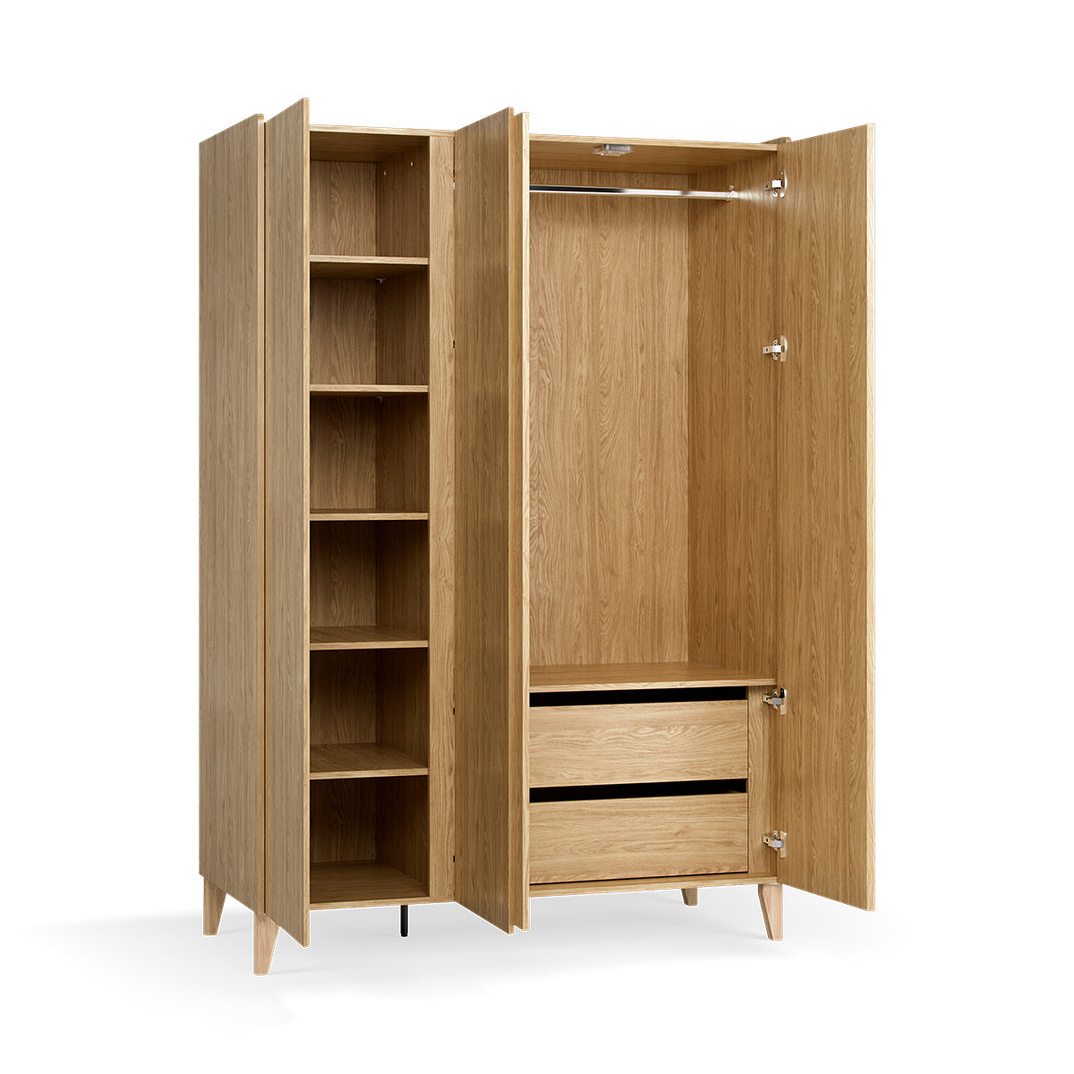 Armoire 3 portes Vox Muve Bois - vue 2