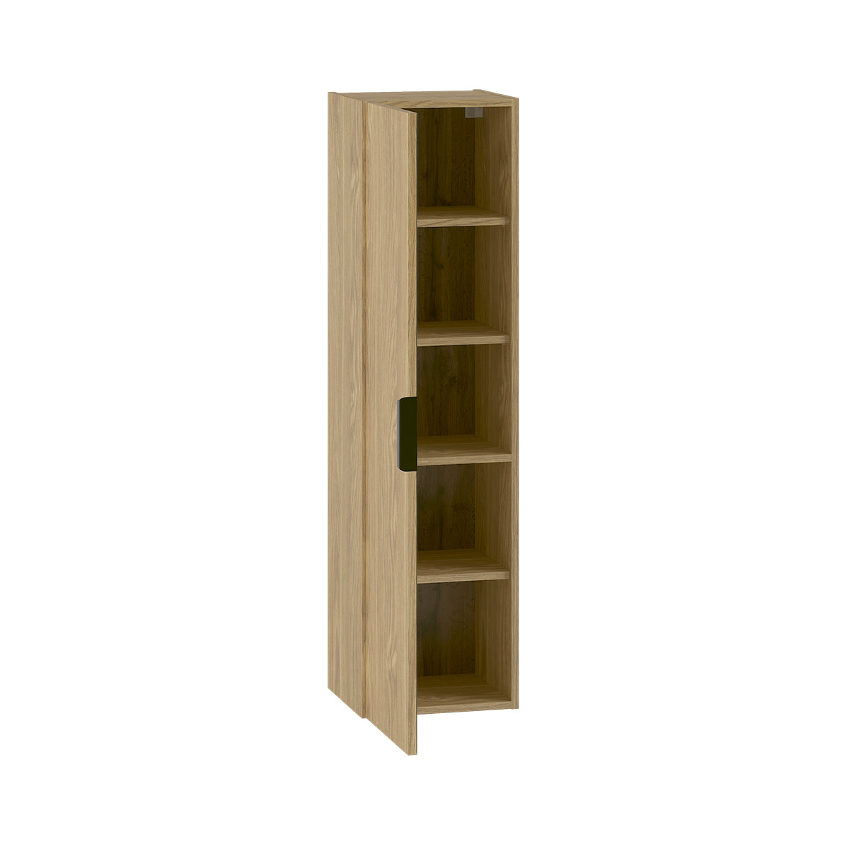 Ensemble meuble double vasque 120cm et colonne Astrid Bois - vue 5