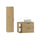 Ensemble meuble simple vasque 80cm 2 niches et colonne Astrid Bois