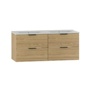 Meuble double vasque encastrée 120cm Astrid Bois