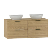 Meuble double vasque 120cm Astrid Bois