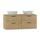 Meuble double vasque 120cm Astrid Bois