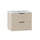 Meuble simple vasque encastrée 60cm Astrid Cachemire