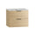 Meuble simple vasque encastrée 60cm Astrid Bois