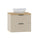 Meuble simple vasque 60cm Astrid Cachemire et bois