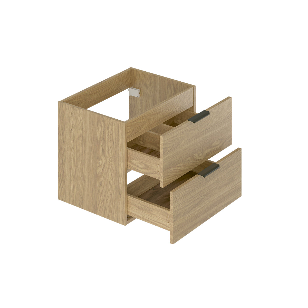 Meuble sous-vasque 60cm plan de toilette Astrid Bois - vue 3