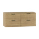 Meuble sous-vasque 120cm plan de toilette Astrid Bois