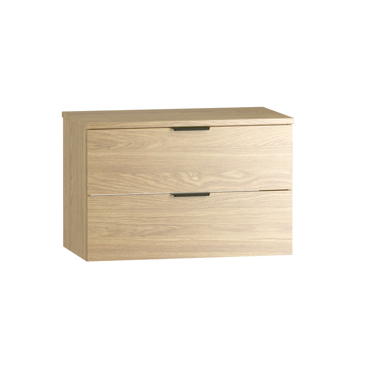 Meuble sous-vasque 80cm plan de toilette Astrid Bois - vue 2
