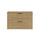 Meuble sous-vasque 80cm plan de toilette Astrid Bois