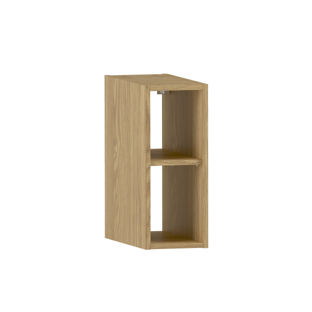 Meuble sous-vasque 80cm 2 niches plan de toilette Astrid Bois - vue 4