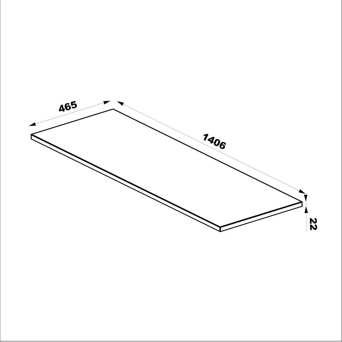 Meuble double vasque 140cm 2 niches Astrid Bois - vue 10
