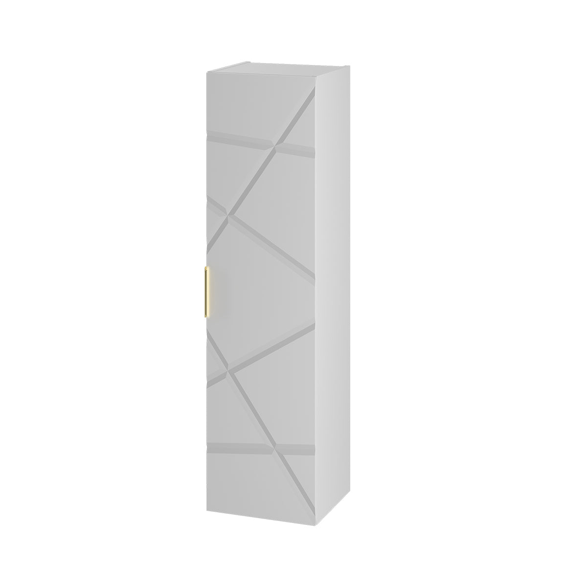 Ensemble meuble simple vasque encastrée 60cm et colonne Aurora Blanc - vue 5