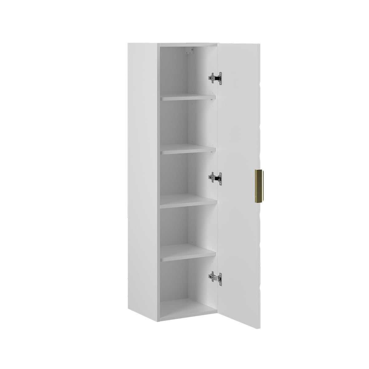 Ensemble meuble simple vasque encastrée 60cm et colonne Aurora Blanc - vue 6