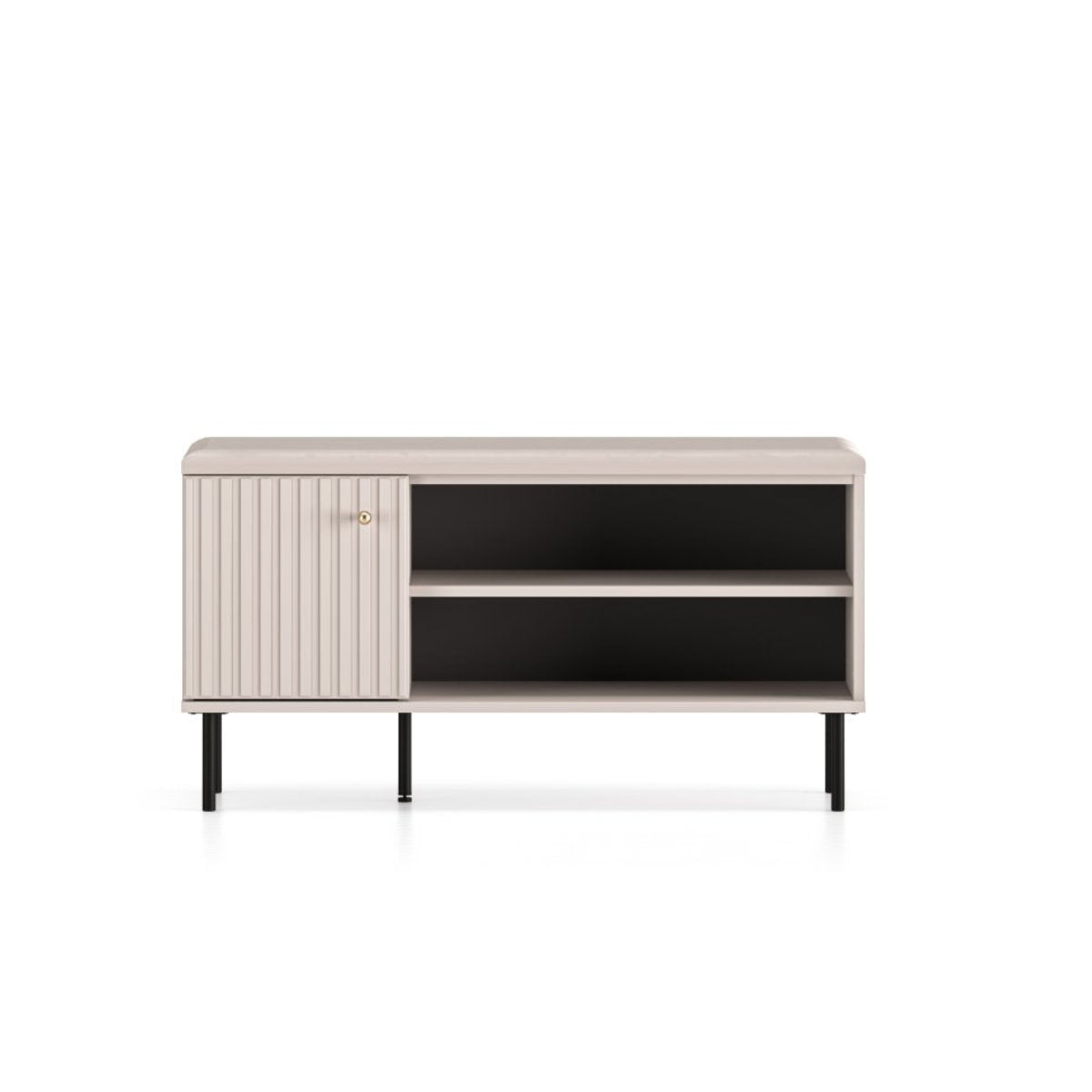 Banc meuble à chaussures 1 porte Nova Cachemire - vue 9