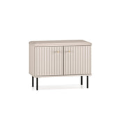 Banc meuble à chaussures 2 portes Nova Cachemire
